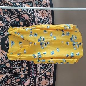 Daniel Rainn Yellow Blouse Tank Size M